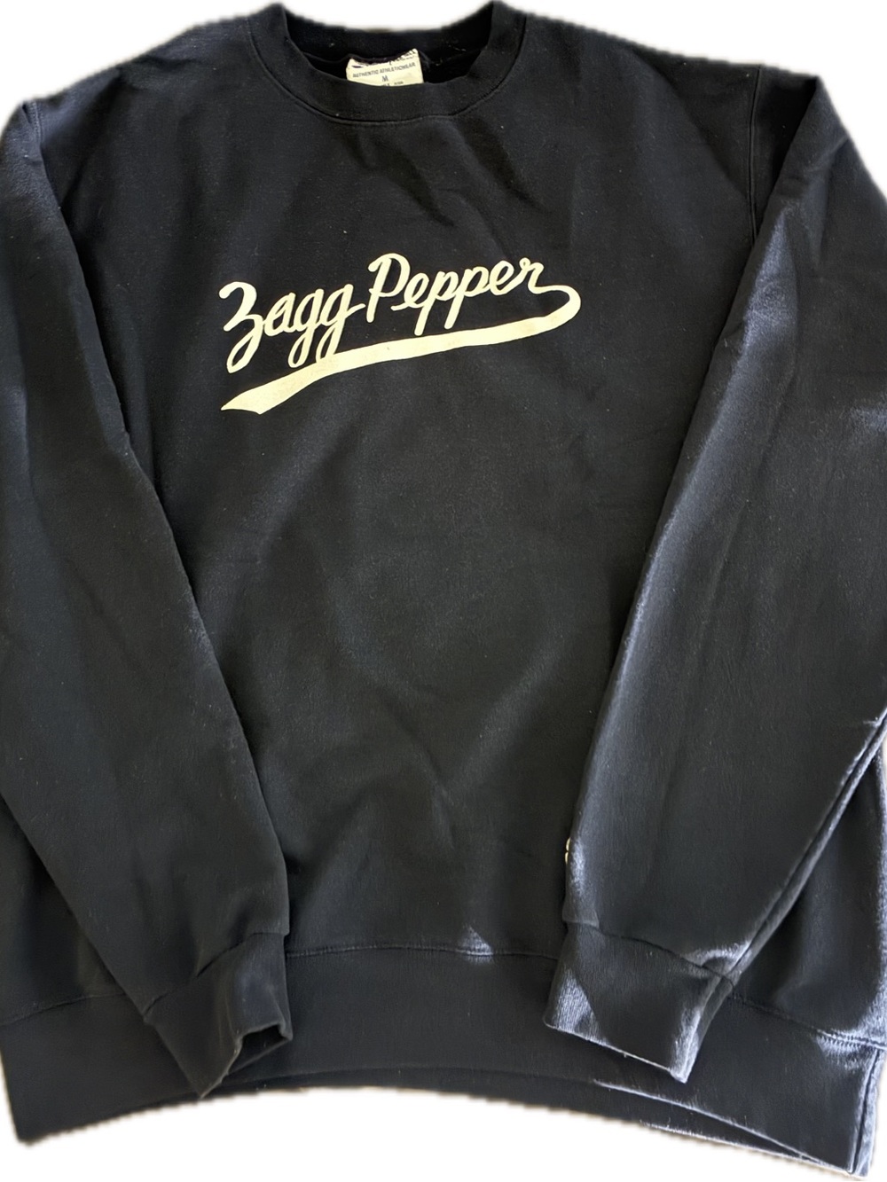 Champion navy blue Crewneck with Cream Script